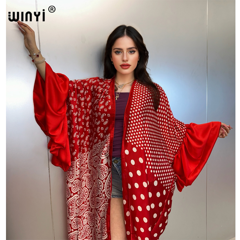 Young Women'S Formal Wear - Летнее кимоно WINYI: пляжное платье, накидка